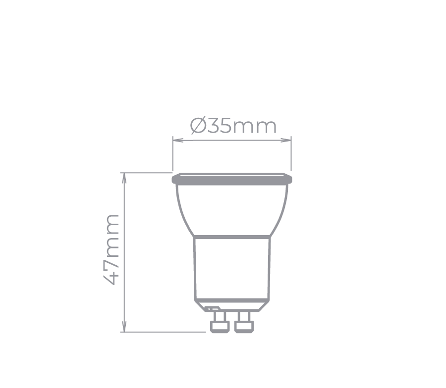 Lâmpada Led Stella Mini Dicróica MR11 3 watts 3000K 36° Bivolt STH8513/30