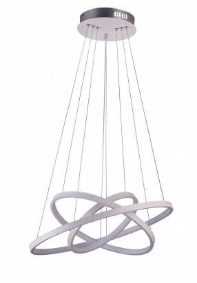 Pendente Casual Light Studioluce Montreal Branco 35W 3000K Ø600/500/400mm QPD1303-BR 