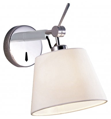 Arandela Casual Light Studioluce Drain Branco e Cromado 1L E27 200X285x270mm AR978