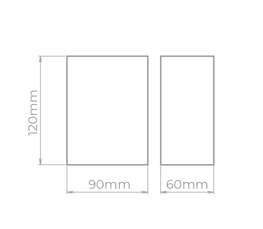 Arandela Stella Effekt 4 Watts 3000K IP65 Facho Simples Aberto 120x90mm Branco STH6734/30