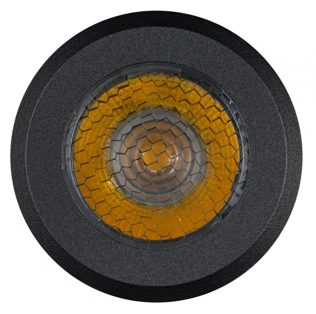 Embutido de Solo Stella Focco Grid 10 Watts 3000K IP67 12° Bivolt Grade Antiofuscante Preto STH8717/30