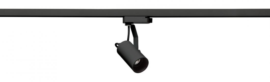 Spot para Trilho Stella Flow Preto MR11 Mini Dicróica GU10 Ø50x123x92mm SD1930PTO