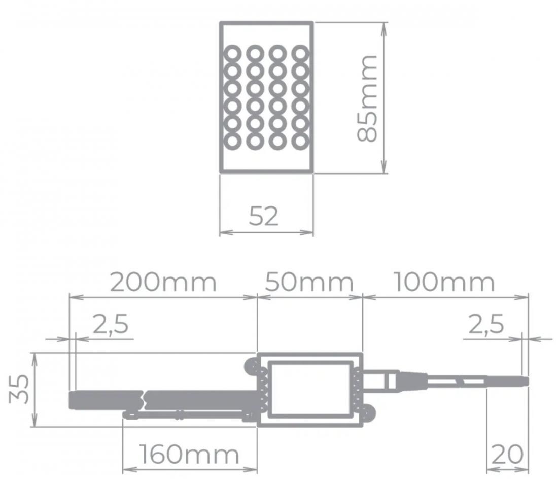 Amplificador para Fitas RGBW 12V e 24V Stella STH6889


