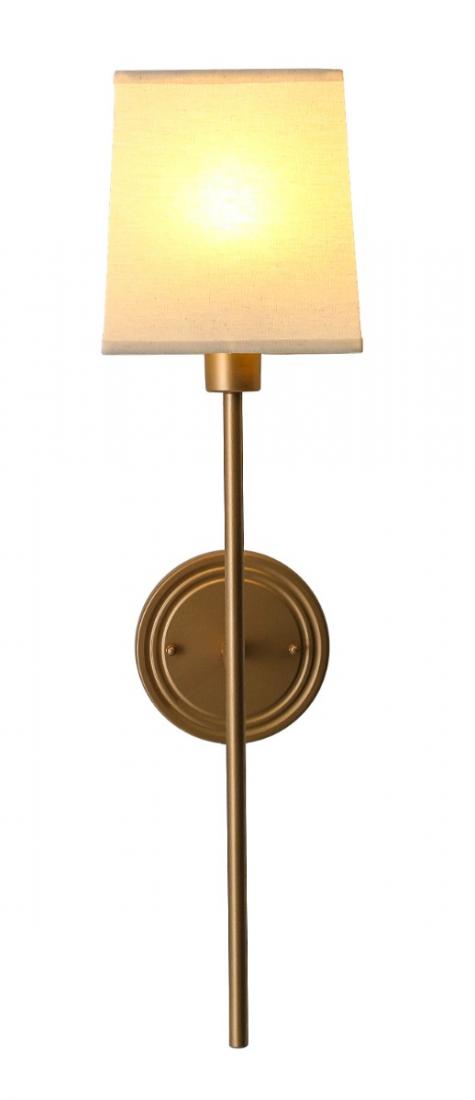 Arandela Foco Metallo Gênova Cúpula Tecido 1L E27 640x170x180mm AR 121