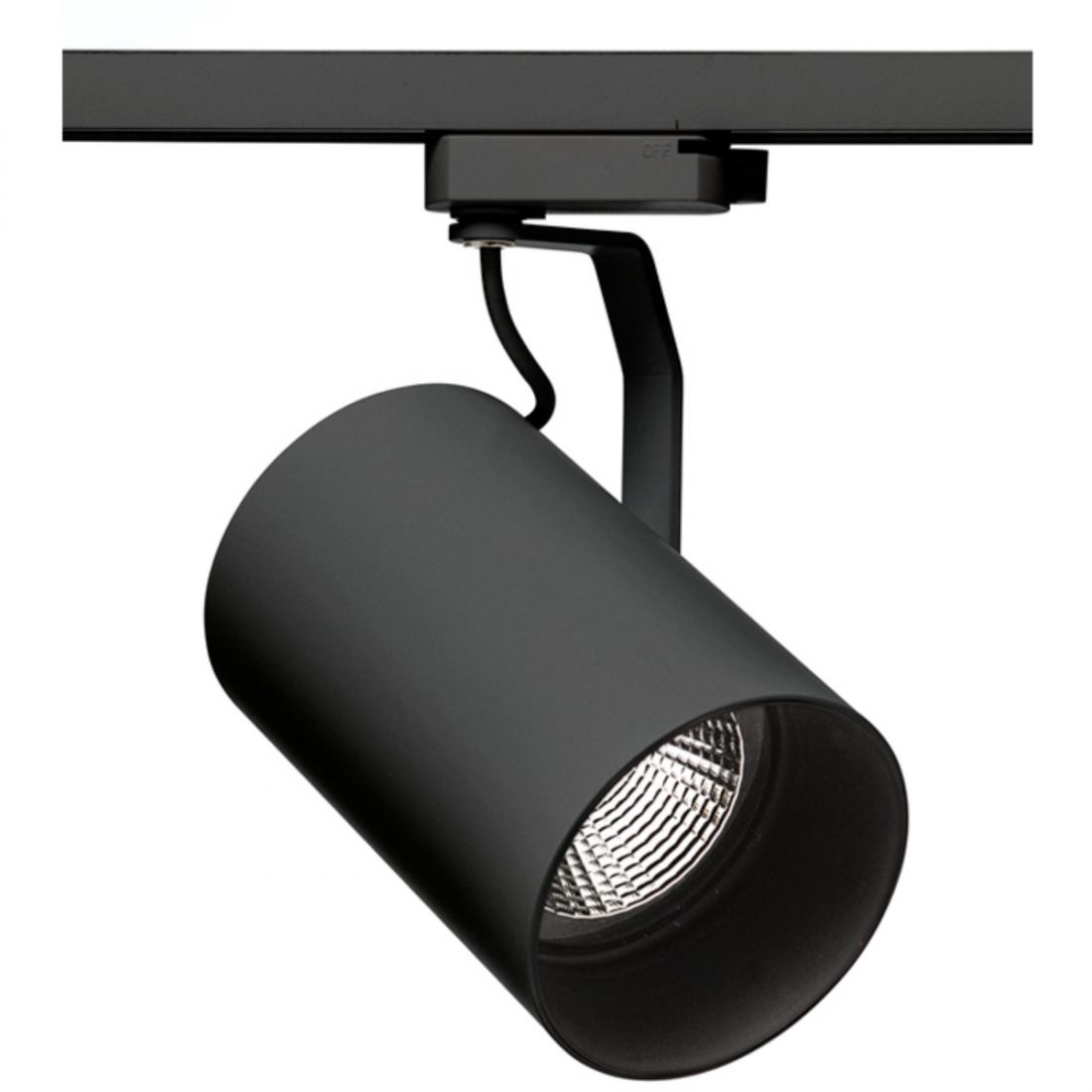 Spot para Trilho Stella Flow Preto PAR30 E27 Ø104x179x160mm SD1960PTO