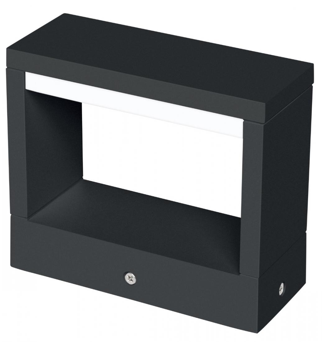 Arandela LED Stella Recognizer 15cm 7 Watts 3000K IP65 Bivolt Preto STH9726/30