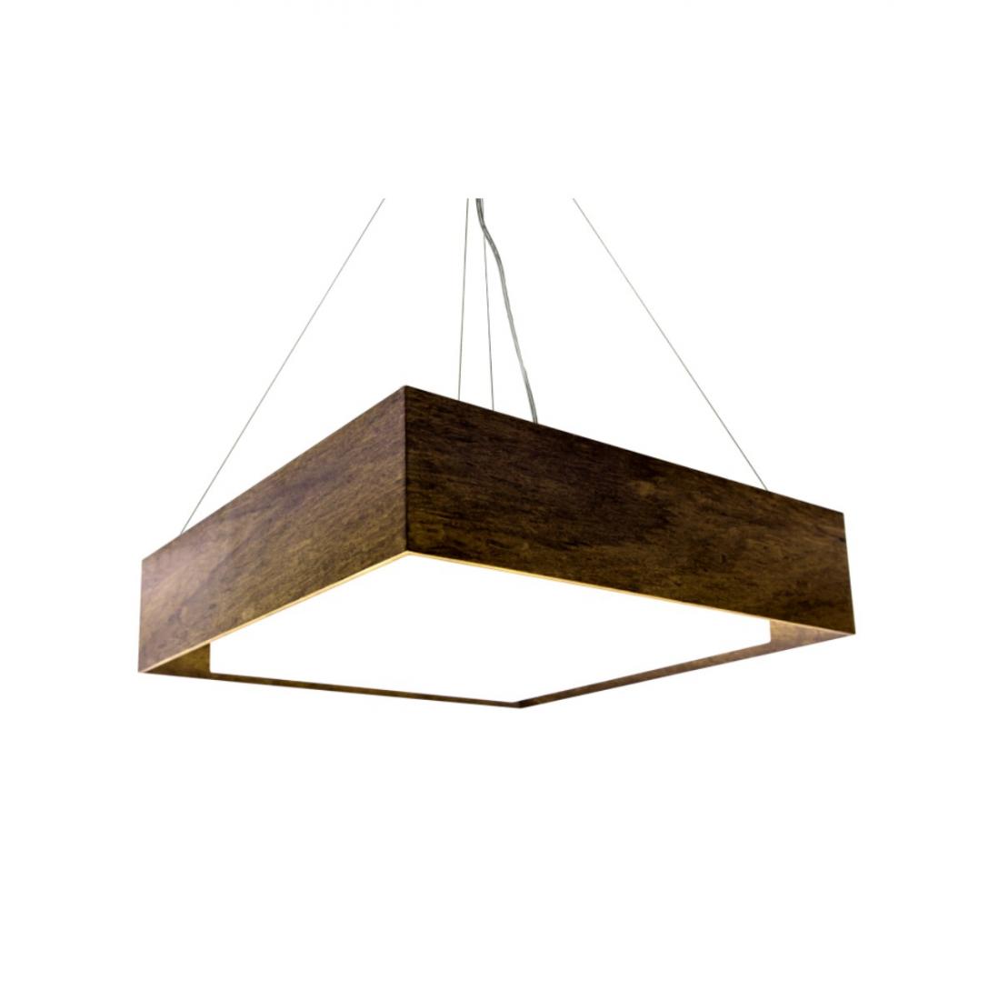 Pendente Accord Quadrado Meio Squadro 4L E27 500x500x120mm 275