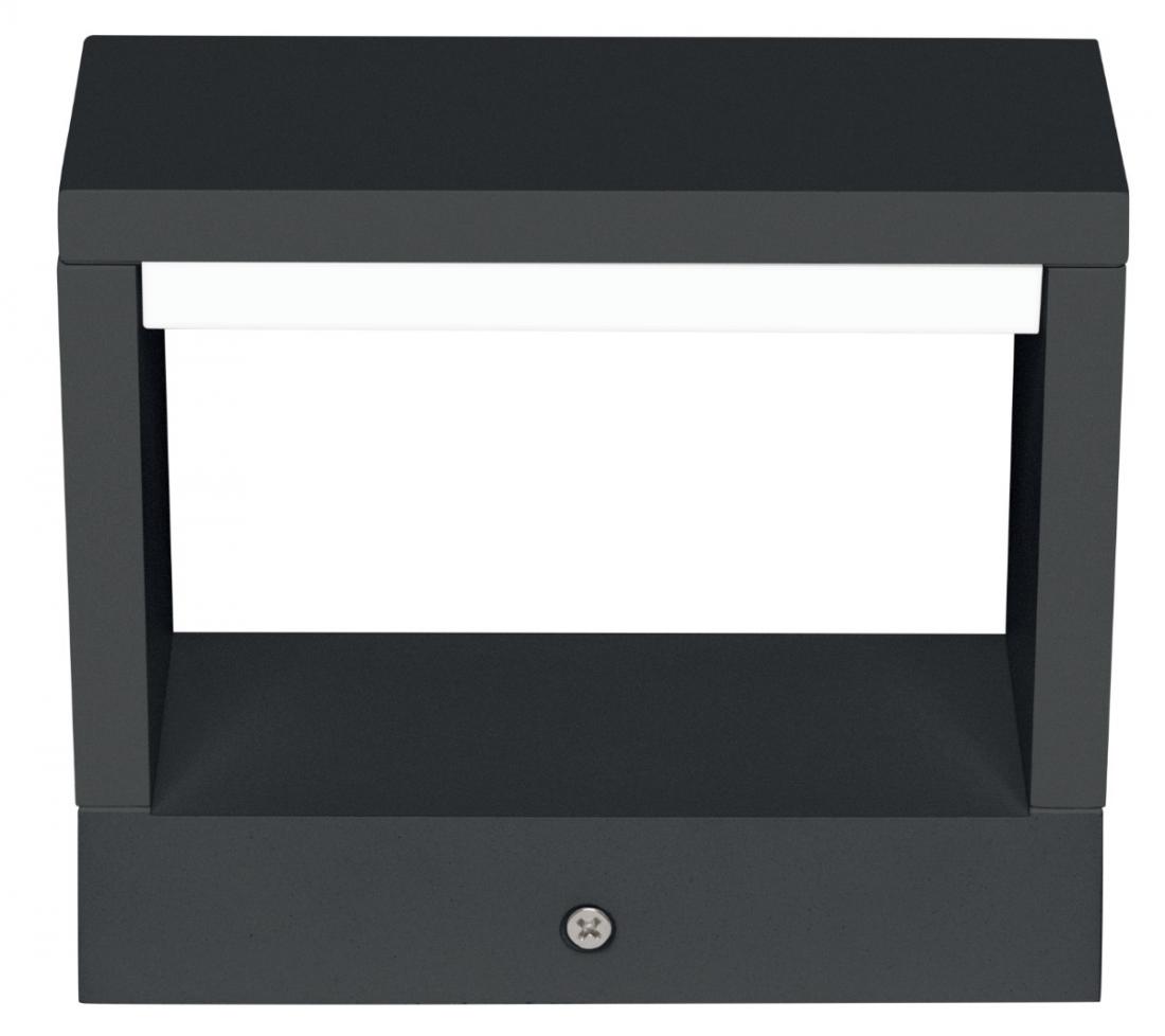 Arandela LED Stella Recognizer 15cm 7 Watts 3000K IP65 Bivolt Preto STH9726/30