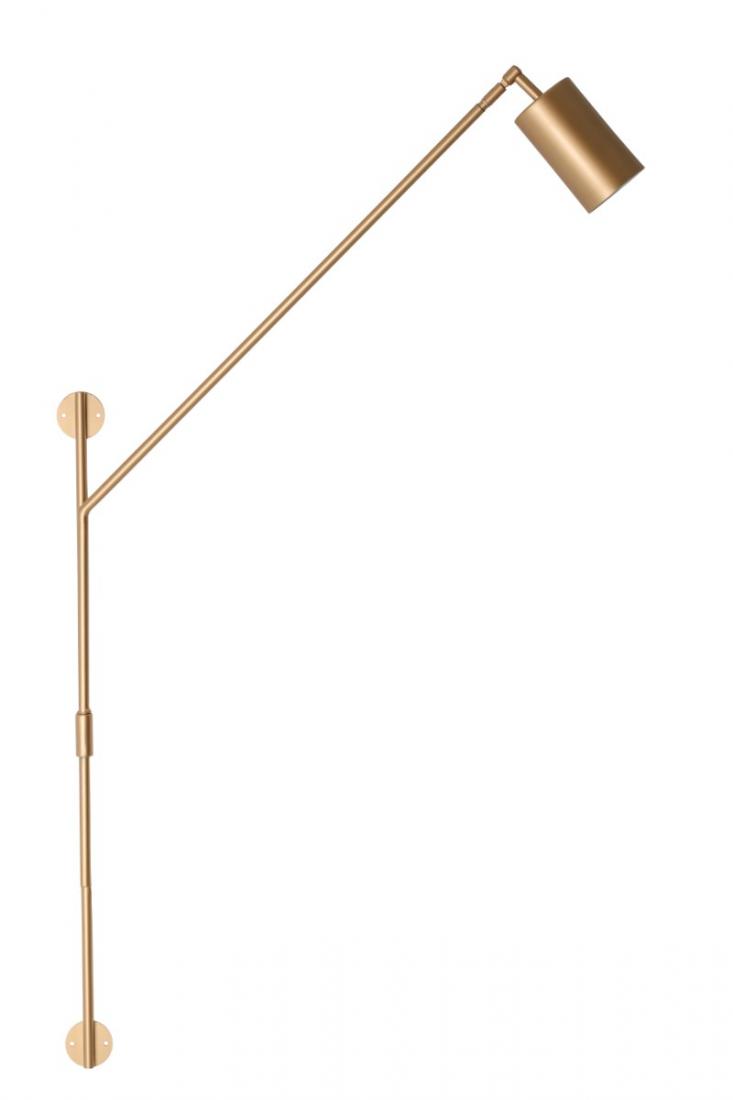 Coluna Foco Metallo Cilindro de Parede com Plug Externo 1L Dicróica Cúpula Ø80mm CO 313