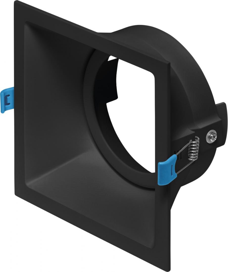 Spot Embutido Direcionável Stella Square Preto AR111 160x160mm STH8935PTO