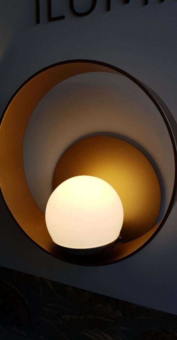 Arandela Accord Sfera 1L E27 Ø350x160mm 415