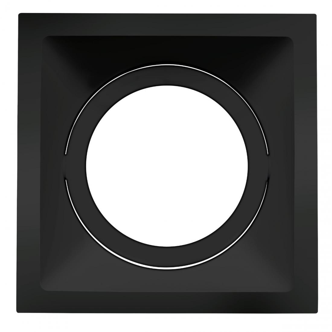 Spot Embutido Direcionável Stella Square Preto AR111 160x160mm STH8935PTO