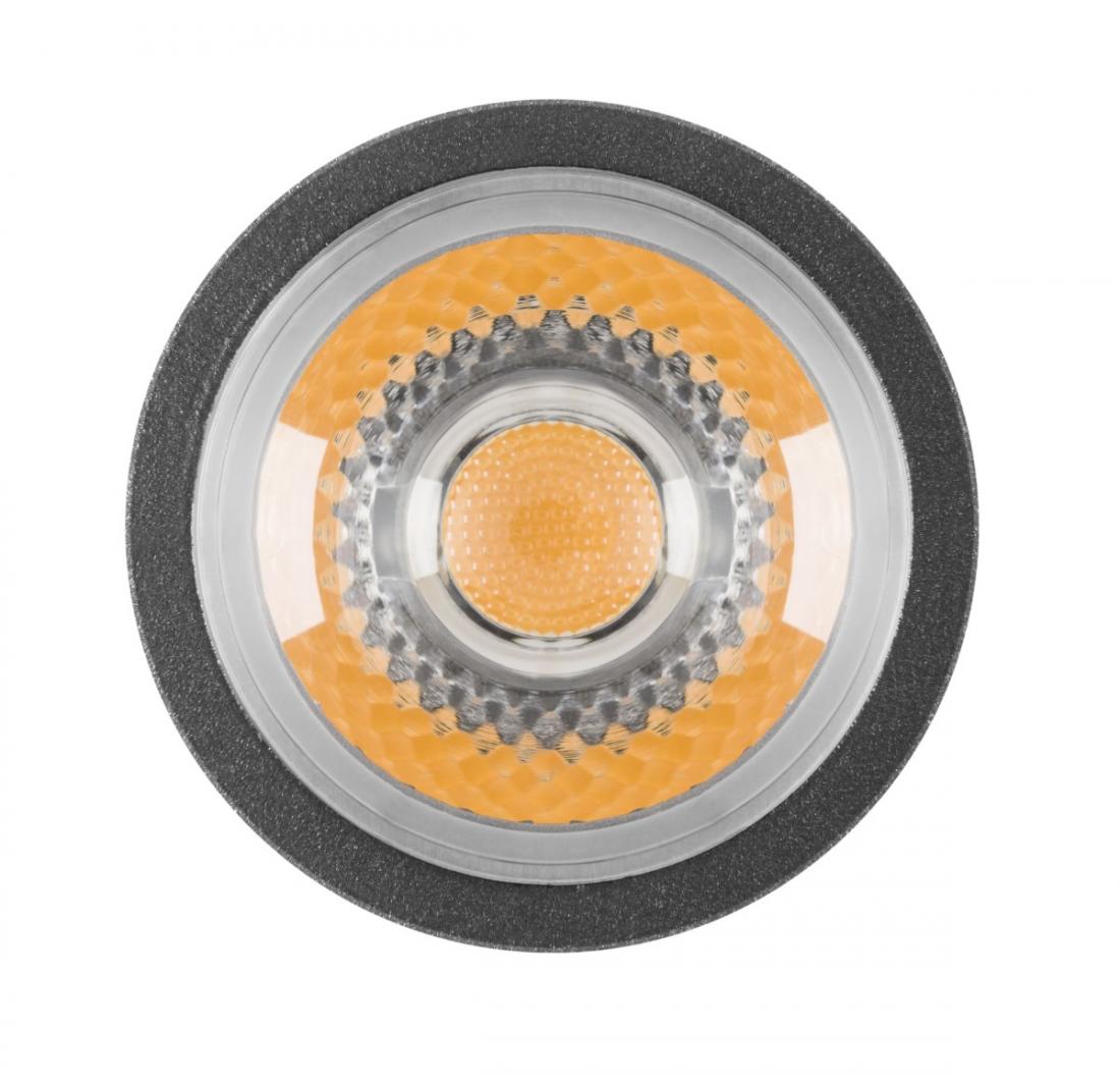 Spot LED Stella Focco Redondo 7 Watts 3000K IP65 Preto STH7701/30
