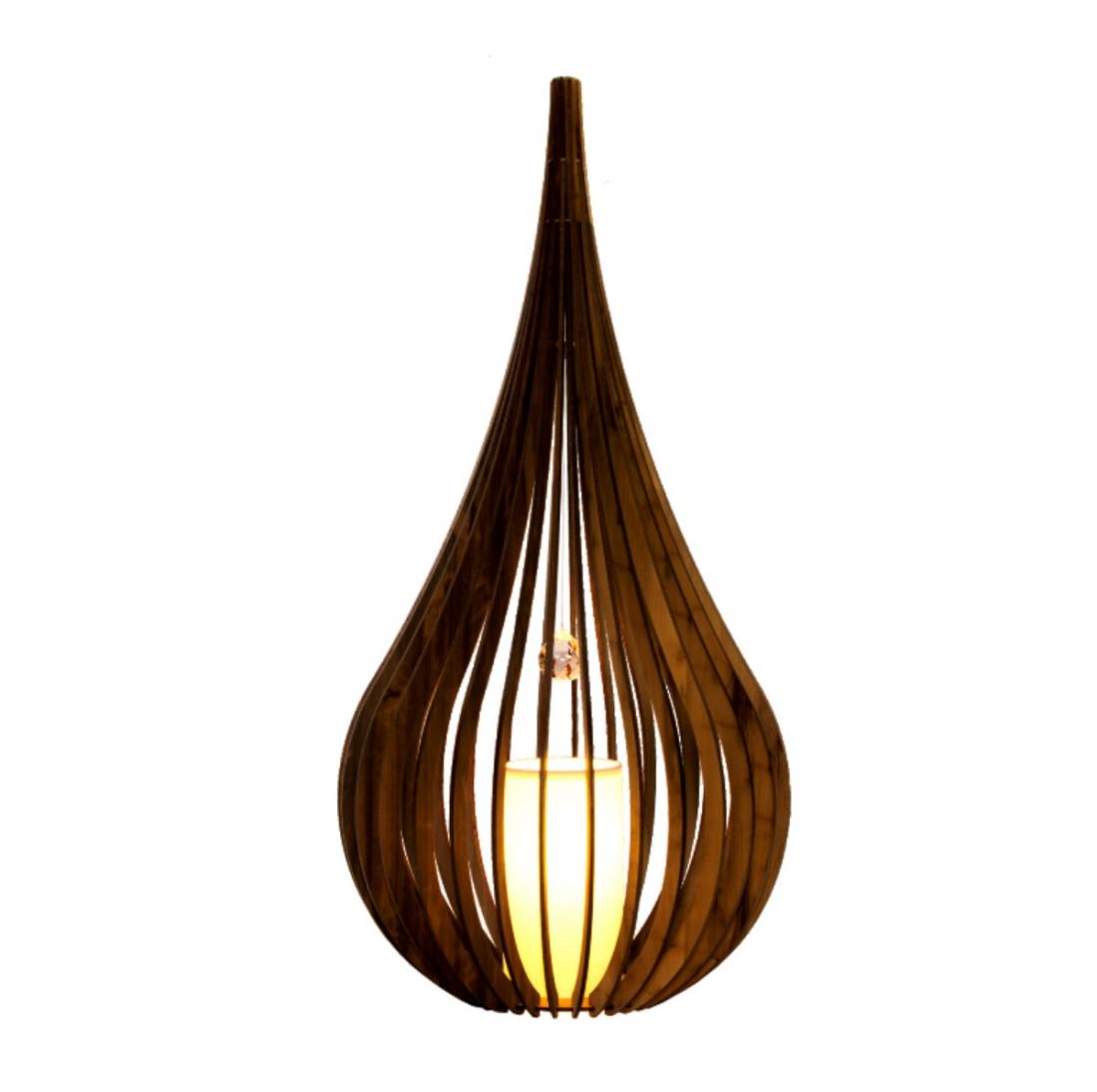 Abajur Accord Capadócia com Cristal 1L E27 Ø380x800mm 7021