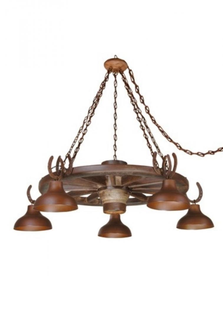 Lustre Madelustre Roda de Carroça 5L Ø900mm-1150mm 425