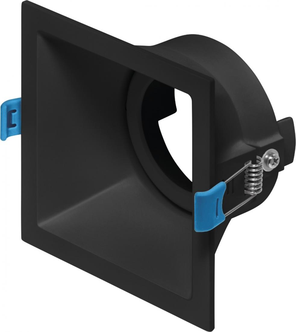 Spot Embutido Direcionável Stella Square Preto PAR20 116x116mm STH8920PTO