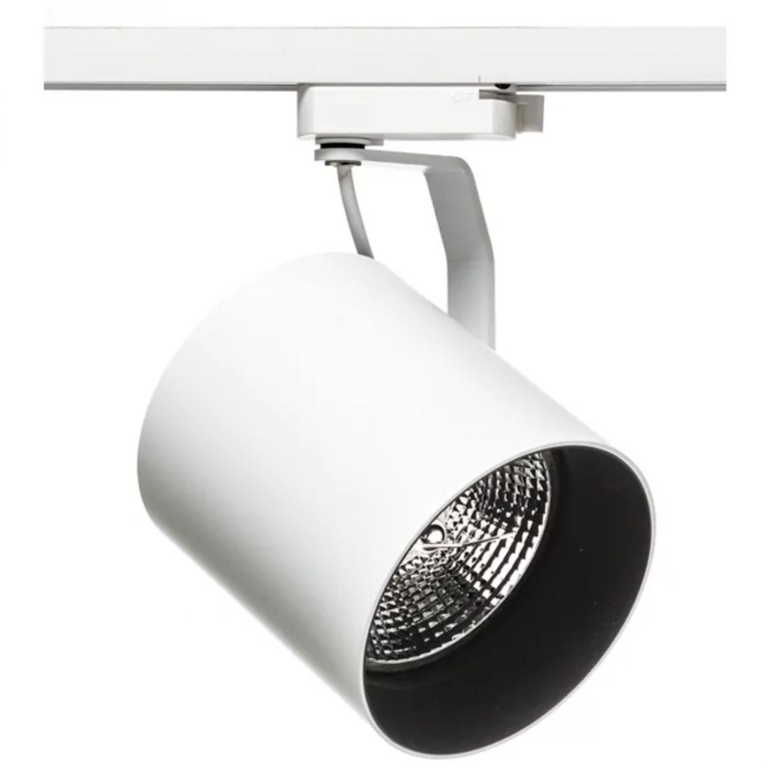 Spot para Trilho Stella Flow AR111 GU10 Branco Ø122x130x188mm SD1980BR
