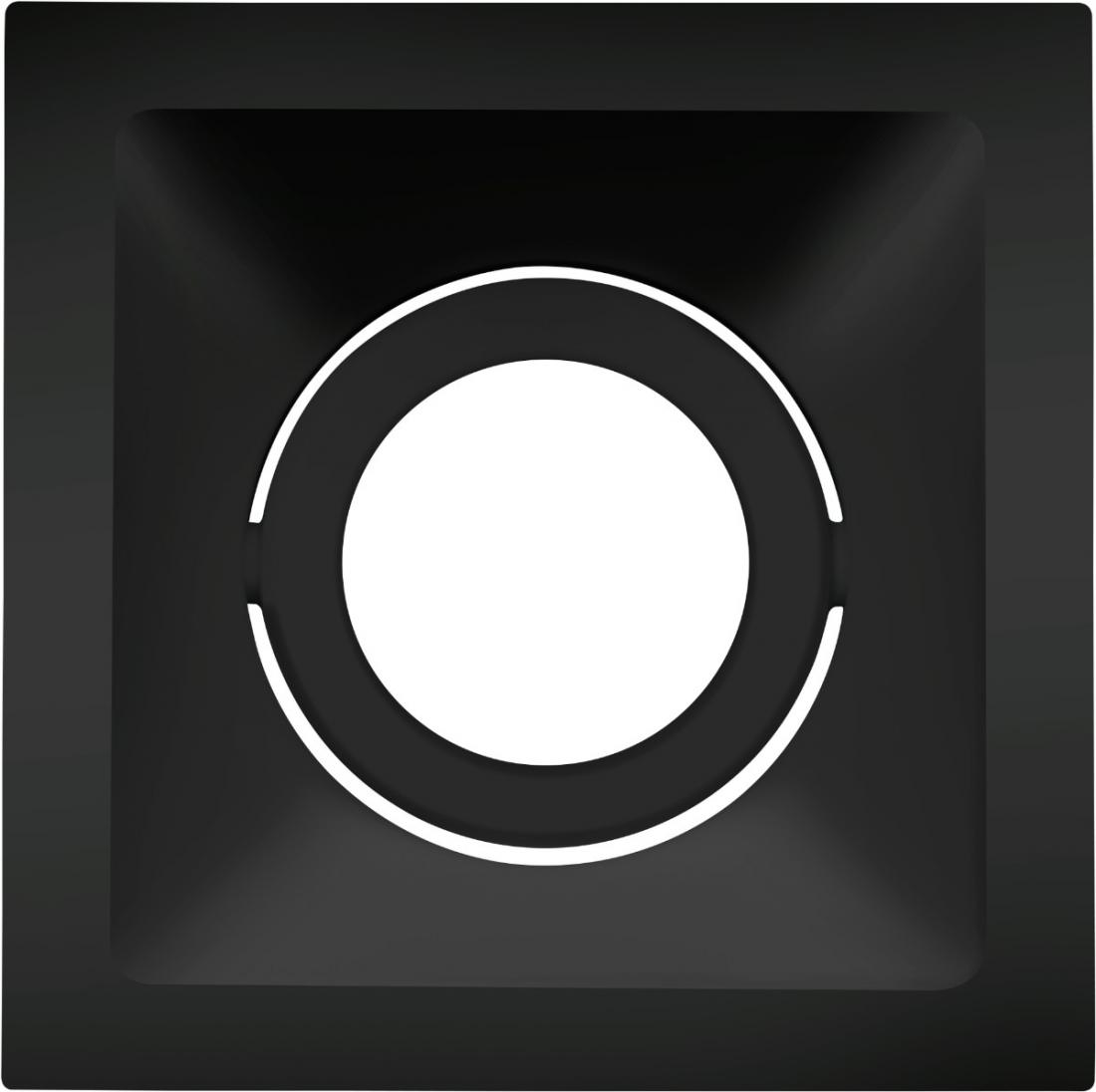Spot Embutido Direcionável Stella Square Preto Dicróica 96x96mm STH8915PTO