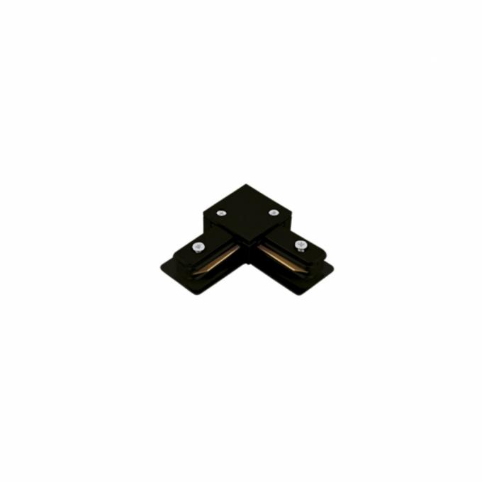 Conexão L Stella Preto para Trilho Sobrepor SD1044PTO 