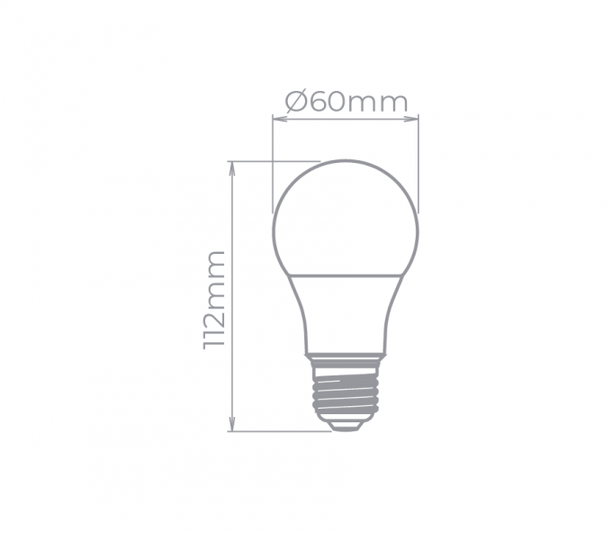 Lâmpada Led Stella Bulbo E27 9 Watts 3000K 160° Bivolt STL21265/30