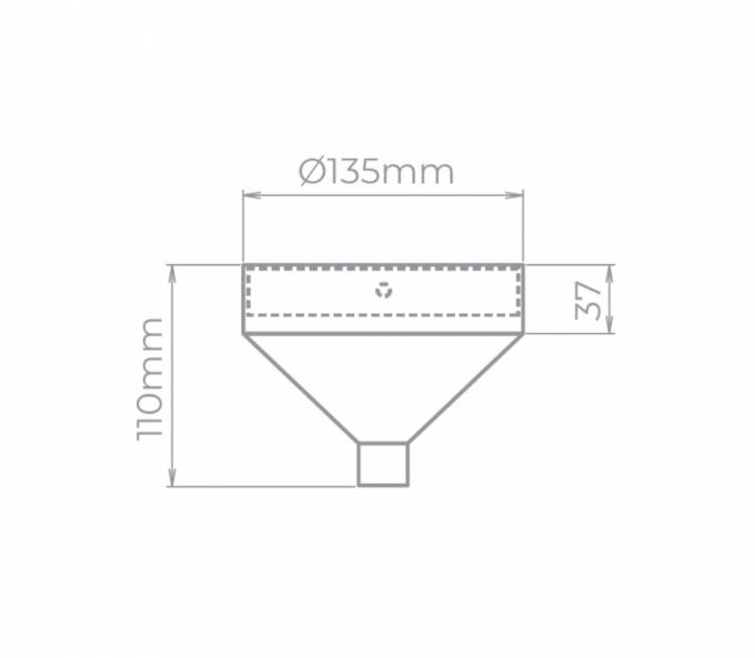 Canopla Composta Stella para Pendente (Até 6 unidades) Metal Cromado SD8599
