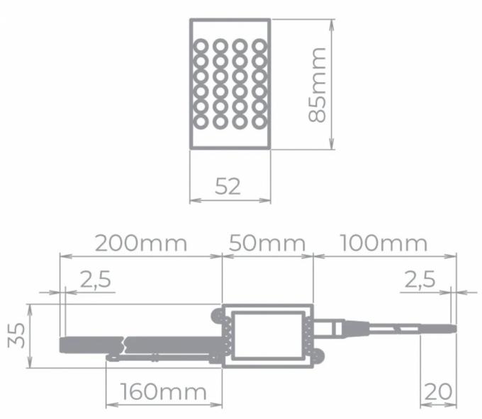 Amplificador para Fitas RGBW 12V e 24V Stella STH6889

