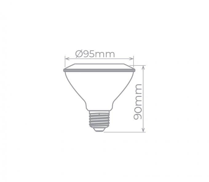 Lâmpada Led Stella PAR30 E27 9 watts 4000K 25° Bivolt STH9030/40