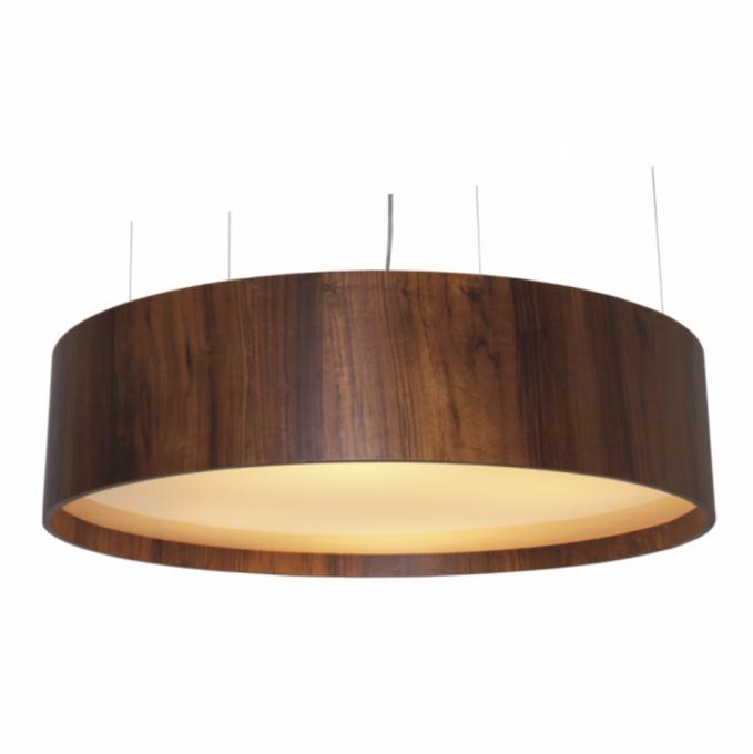 Pendente Accord Cilíndrico em Madeira 6L E27 Ø700x250mm 207