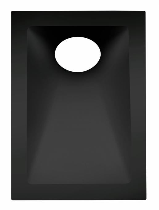 Spot Embutido Angular Stella Square Angle Preto 40° Dicróica 132x96mm STH8975PTO