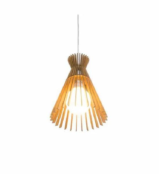 Pendente Accord Stecche Di Legno 1L E27 Ø270x300mm 1183