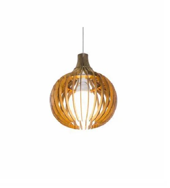 Pendente Accord Stecche Di Legno 1L E27 Ø290x300mm 1182