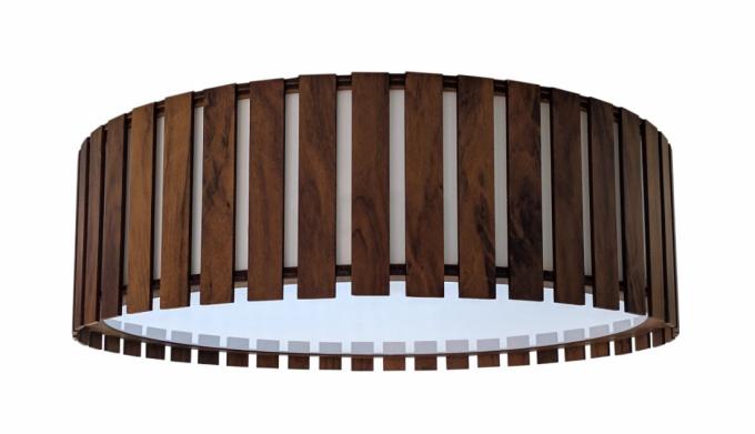 Plafon Accord Cilíndrico Ripado 3L E27 Ø500x150mm 5033