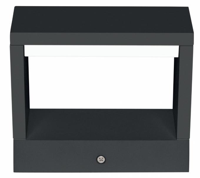 Arandela LED Stella Recognizer 15cm 7 Watts 3000K IP65 Bivolt Preto STH9726/30