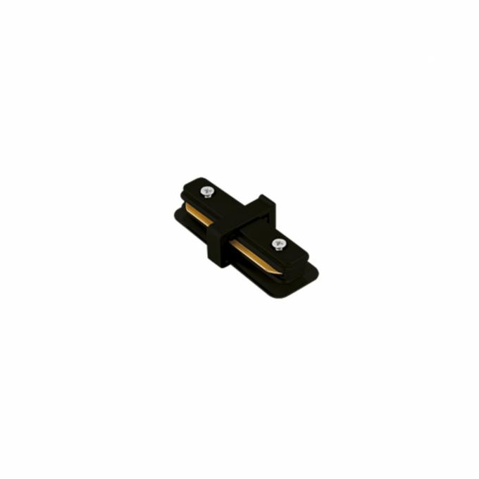 Conexão Reta Stela Preto para Trilho Sobrepor SD1043PTO
