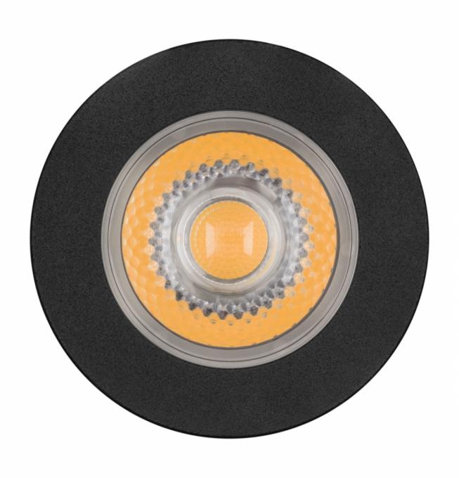 Embutido de Solo Stella Focco 5 Watts Preto 3000K IP67 30° Bivolt STH7706/30