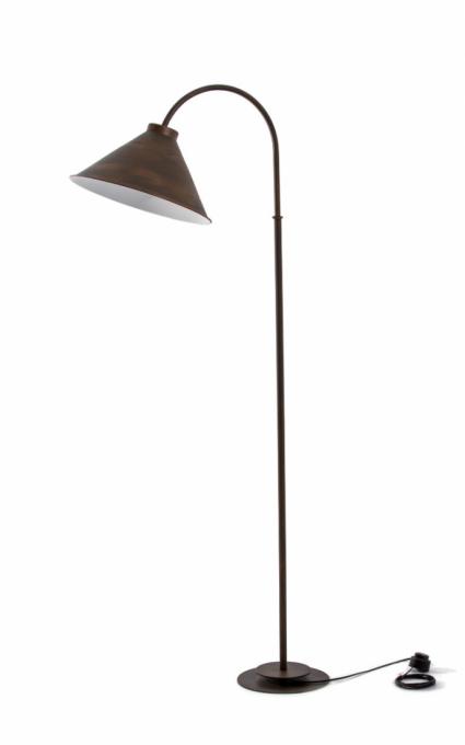Coluna Foco Metallo Campo Articulada Cúpula Metal 1L E27 CO 301