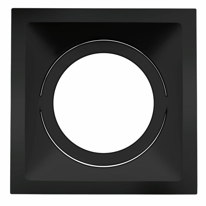 Spot Embutido Direcionável Stella Square Preto AR111 160x160mm STH8935PTO