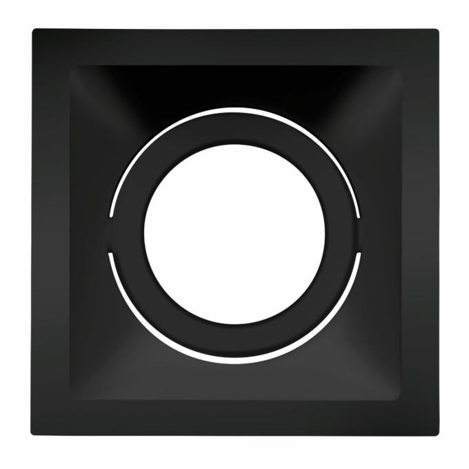 Spot Embutido Direcionável Stella Square Preto AR70 116x116mm STH8930PTO