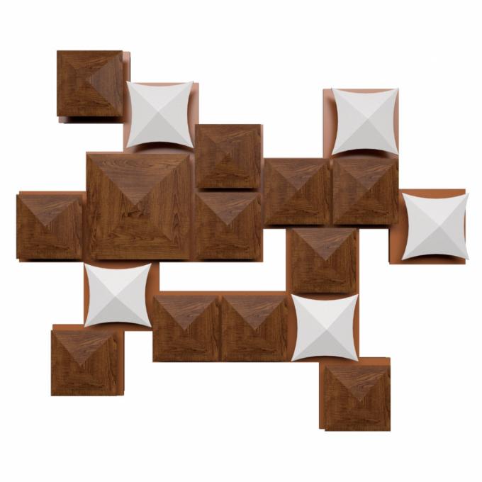 Arandela Accord Painéis Arandelas Diamante 17L G9 1010x85x860mm 4076