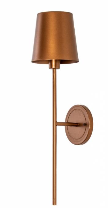 Arandela Foco Metallo Tocheiro Cúpula Metal 1L E27 610x150x180mm AR 105/M