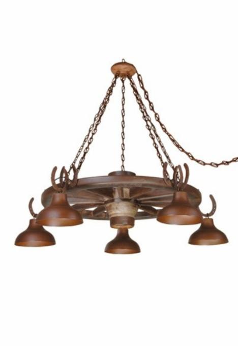 Lustre Madelustre Roda de Carroça 5L Ø900mm-1150mm 425