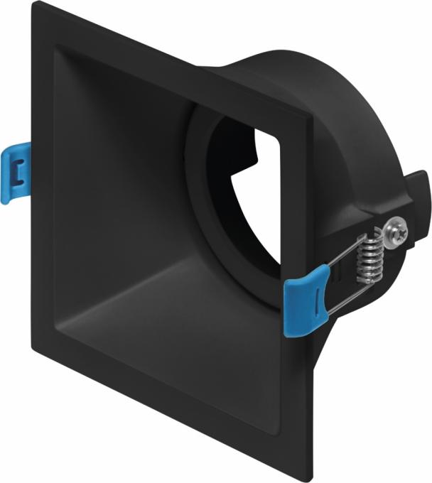 Spot Embutido Direcionável Stella Square Preto PAR20 116x116mm STH8920PTO