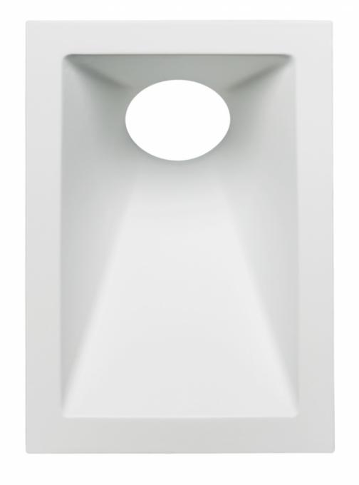 Spot Embutido Angular Stella Square Angle Branco 40° Dicróica 132x96mm STH8975BR