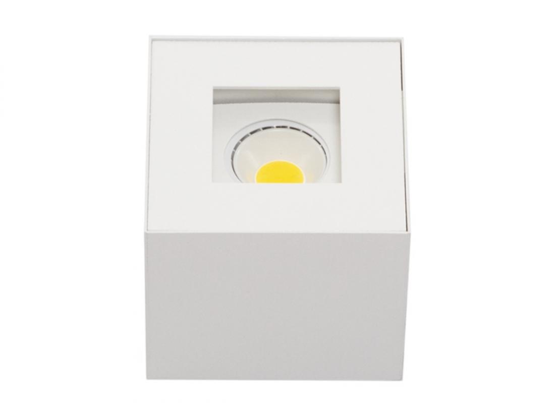Spot Sobrepor Direcional Eisen Cube Alumínio MR16 Dicróica 85x85x90mm 205