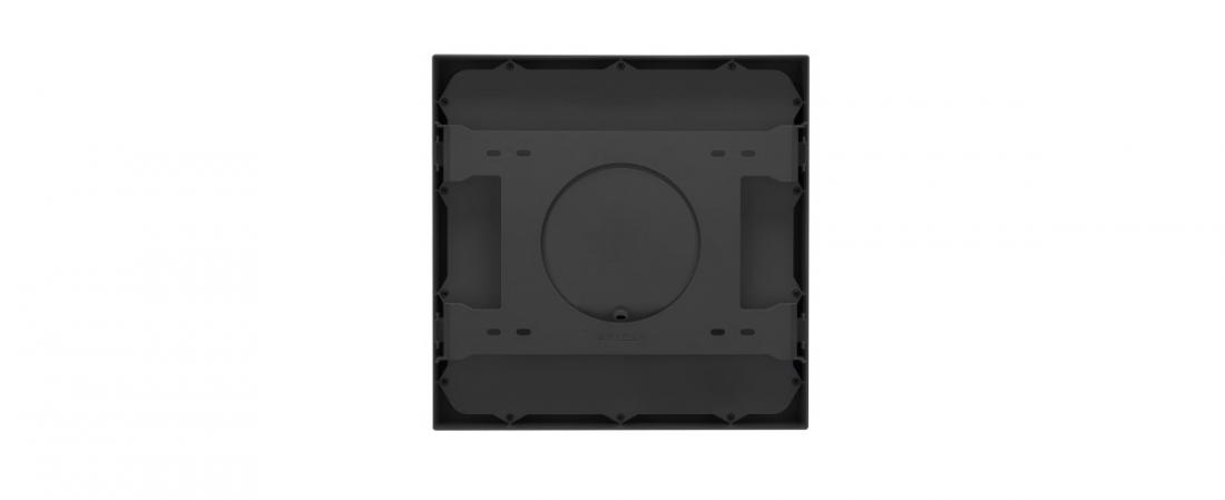 Plafon Sobrepor Stella Deep Preto Recuado 22 Watts 3000K 253x253mm STH20904PTO/30