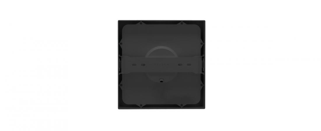 Plafon Sobrepor Stella Deep Preto Recuado 17 Watts 3000K 191x191mm STH20903PTO/30