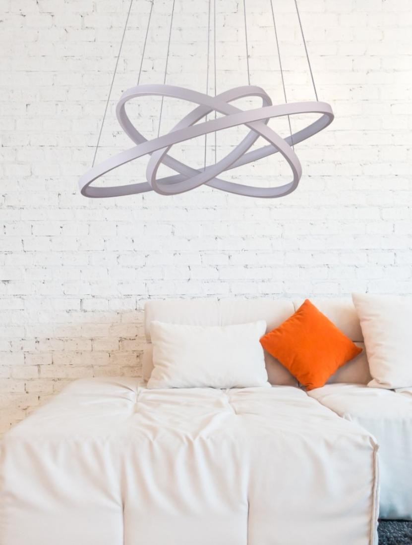 Pendente Casual Light Studioluce Montreal Branco 35W 3000K Ø600/500/400mm QPD1303-BR 