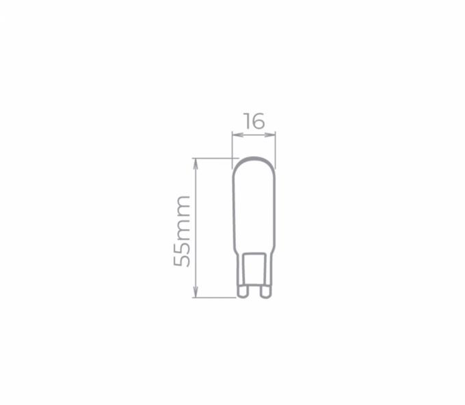 Lâmpada Led Stella Halopin G9 4 Watts 220V 2700K STH8142/27