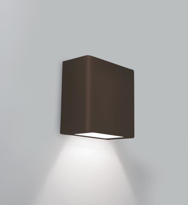 Arandela Newline New Clean 1 Facho IP43 6 Watts 2700K 100x100x50mm 9587LED