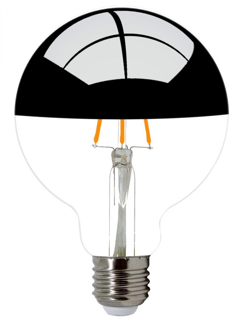 Lâmpada LED Mundial Defletora Preta G95 E27 4,5 watts 2400K ML-0230